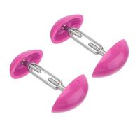 Operitacx Espansore per Scarpe Regolabile Mini in Abs Piedini Regolabili, Supporto Anti-piega Pratico per Allargare Scarpe Donna e Uomo, 1 Paio Rosa