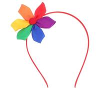 Operitacx Fascia per Chioma Fiori Arcobaleno, Cerchietto Leggero e Colorato per Pride Month, Accessorio Resistente per Festival, Feste e Parate Dell’orgoglio Lgbtq, Fascia Comoda per Donne