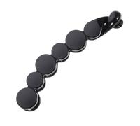 Operitacx Fermaglio Chioma Banana Grande Nero in Acrilico per Coda di Cavallo, Design Semplice e Stile Elegante, Fissa i Chioma e Resta Saldo Tutto Giorno