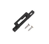 Operitacx Fermo per Porta Scorrevole e Finestra in Metallo Spesso Doppio Foro, Piastra di Montaggio per Serratura di Sicurezza Ufficio e Camera da Letto, Ferramenta Resistente per Porte