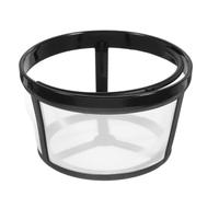 Operitacx Filtro Caffè Riutilizzabile a Cestello Rotondo in Nylon Bianco | Compatibile con Molte Macchine, Mantiene L’aroma, Lavabile in Lavastoviglie, per Caffè Macinato in Casa