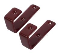 Operitacx Ganci per Scaletta Letto Castello 2 Pezzi in Metallo Rivestito 25mm Portata Sicura Ottimizzazione Spazio per Camera