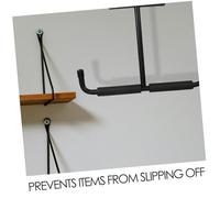 Operitacx Ganci Portabici da Soffitto T Shape Supporto Pesante per Garage Appendi Scale Kayak Skateboard e Attrezzi Montaggio Facile e Stabile Nero