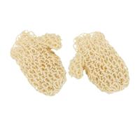 Operitacx Guanti Esfolianti in Sisal Naturale Intrecciati a Mano, Guanto da Doccia Riutilizzabile per Pulizia e Massaggio Corpo, Taglia Unica Comoda per Cura della Pelle in Viaggio
