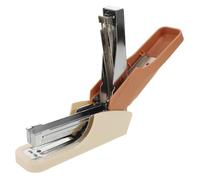 Operitacx Heavy Duty Desk Stapler Single Finger Binding Machine Portatile e Compatto per Ufficio Scuola e Rilegatura di Libri Stapler Resistente per Pile di Carta Spesse