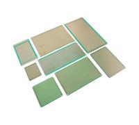 Operitacx Kit 8 Pezzi Pcb Monofacciale in Fibra di Vetro Maschera di Saldatura, Pannelli Perforati per Assemblaggio di Circuiti Elettronici Fai da Te, Moduli Breadboard per