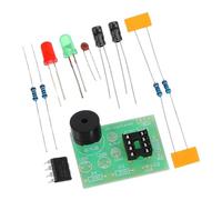 Operitacx Kit Elettronico Multivibratore Ne555 Lampegiante Doppio Led, Set Pratica Saldatura Circuito Timer 555 Completo, Guida Dettagliata Per Apprendimento Elettronica Fai Da Te, 3 Pezzi