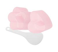 Operitacx Kit per Preparare Sushi con Stampo per Riso a Forma di Fiore di Prugno e Cuore, Utensile da Cucina in Pp con Cucchiaio Piccolo per Pasti Veloci in Famiglia