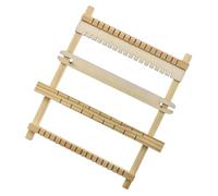 Operitacx Kit per Tessitura in Legno Portatile 21x16,5 Cm Pettine per Arazzi Fai da Te, Strumento per Lavorare a Maglia a Mano, Tavola da Lavoro Artigianale per Adulti