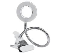 Operitacx Lampada Pieghevole LED per Manicure e Bellezza Unghie, Luce D’ombra senza Riflessi, Protezione Occhi, Piccola Lampada da Tavolo USB per Estetiste e Uso Professionale