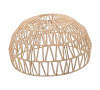 Operitacx Lampada Sospensione Paralume in Rattan Retro per Lampade da Soffitto e Tavolo Design Semplice e Pratico Facile Installazione per Soggiorno Camera e Ristorante