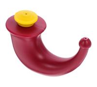 Operitacx Lavaggio Nasale Rosso in Plastica con Apertura Ampia e Base Piatta per Pulizia Naso Confortevole per Persone con Problemi Sinusali