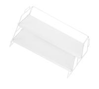 Operitacx Libreria Desktop Legno Ripiani Organizer Multifunzionale Per Ufficio e Casa Facile Da Assemblare Design Elegante Per Scrivanie e Comodini
