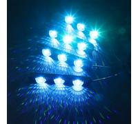 Operitacx Luci interne per auto a stella multicolore, lampada d'atmosfera a LED a 4 strisce per vano piedi, illuminazione impermeabile per viaggi in auto e vacanze, restyling degli interni.