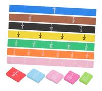 Operitacx Magnetic Fraction Tiles per Ragazzi e Ragazze Scuola Elementare Strisce Magnetiche Compatte per Apprendimento delle Frazioni Educativo per Sviluppo Matematica e Razionale