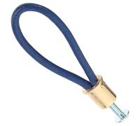 Operitacx Maniglia in Corda per Armadietti e Cassetti, Manico in Pelle Dettagli Dorati, Pomello Rustico per Porte da Soffitta e Mobili Vintage