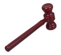 Operitacx Martelletto Giudice in Naturale per Mini Martello di Ruolo per Casa Scuola e Asilo Accessorio Giudice per Giochi Immaginativi e