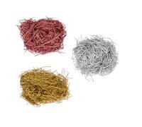 Operitacx Materiale di Riempimento Colore 3 Confezioni per Confezionamento e Riempitivo Protettivo per Scatole in Carta Glitterata Oro per Cestini e Pacchi Colore Casuale