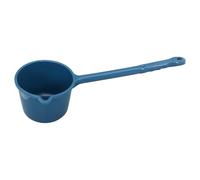 Operitacx Mestolo per Acqua in Plastica con Manico lungo Blu, Paletta Multiuso Spessa per Uso Domestico e Bagno, Cucchiaio da Bagno Leggero per Irrigazione e Lavaggio, Utensile Pratico