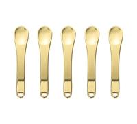 Operitacx Mini Cucchiai per Maschere Facciali e Lozioni Essence, Set da 5 in Metallo per Skincare Donna e Accessori Make Up