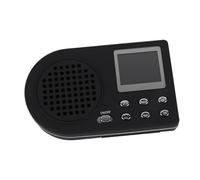 Operitacx Mini Lettore Mp3 Monocromatico Con Display Lcd, Clip Da Viaggio Portatile, Macchina Per La Riproduzione Musicale Nera Con Cavo Usb