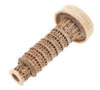 Operitacx Miniatura della Torre Pendente di Pisa in Resina Design Unico e Stabilità Ottimale, Decorazione da Tavolo Elegante per Interni