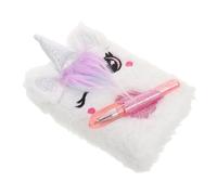 Operitacx Morbido Forma Unicorno con Tecnica Tiedye Penna Diario per Scrittura Album Ritagli in Peluche per Ragazzo Ragazza Cancelleria per Lavori Scolastici e Fai da Te Bomboniere per Feste