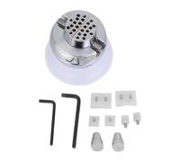 Operitacx Morsa a Sfera Professionale in Acciaio Inox per Incisione e Incastonatura Gioielli, Morsetto Portautensili Rotante 360° Compatto per Creazione Gioielli e Lavori di Precisione,