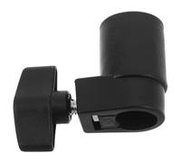 Operitacx Morsetto per Leggio Spartiti Musicali in Plastica Nera, Regolabile e Portatile Foro da 1,9cm, Compatibile per Concerti e Aule
