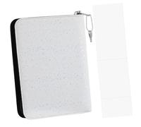 Operitacx Organizzatore con Zip per Budget e Documenti Planner Anelli con Mobili e Tasche per Fotocards Copertina Minimalista Leggera per Scuola e Ufficio