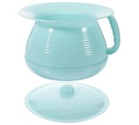 Operitacx Orinatoio Domestico e Anziani con Coperchio, Vaso da Notte in Plastica Resistente e Facile da Pulire, Orinatoio Notturno Portatile per Uso Familiare