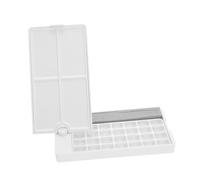 Operitacx Palette Acquerelli Portatile Vaschette con Area e Rotazione per Pittura Olio e Acrilico Vuota Compatta per Artisti in Viaggio