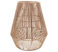 Operitacx Paralume Moderno Intrecciato in Rattan Leggero per Lampada a Sospensione, Coprilampada Rustico per Soggiorno, Camera da Letto e Ristorante, Paralume Artigianale Fatto a Mano