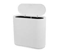 Operitacx Pattumiera con Coperchio a Pressione da 10l in Abs e Pp, Design Moderno e Semplice, per Soggiorno e Cucina, Contenitore Pratico e Versatile per Rifiuti Domestici