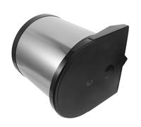 Operitacx Pattumiera da Cucina in Plastica Nera da 8l con Secchio Interno Rimovibile e Coperchio, per Armadietti Sotto Lavello, Design Moderno e Pratico