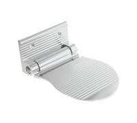 Operitacx Pedana Antiscivolo in Alluminio Spaziale per Doccia e Wc, Pedale per Donna Incinta e Anziani, Supporto Piedi Sicuro e Versatile per Bagno e Ausilio Mobilità