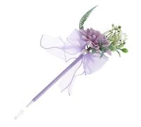 Operitacx Penna A Sfera Decorativa Con Manico A Forma Di Fiore Simulato Penna A Forma Di Bouquet Di Fiori Artificiali Penna Elegante