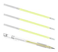 Operitacx Penna per Sopracciglia Mappante in Plastica Giallo con Refill, Punta 1mm per Trucco Occhi Professionale, Facile da Usare per Donne e Principianti,