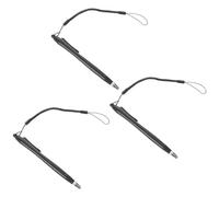 Operitacx Penna Stilo Touchscreen da 3 Pezzi con Punta Fine da 4 Mm, Penna Stilo per Tablet e Smartphone con Cordino Anti-smarrimento, Compatibile per Scrittura e Disegno Professionale