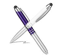 Operitacx Penne A Sfera Illuminate Da 2 Pezzi Penne Per Scrittura Con Torcia Penne Stilo Capacitive Leggere
