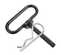 Operitacx Perno di Attacco in Ferro Antiusura 1/2" Nero per Rimorchio Tosaerba Accessorio Facile da Usare per Trattorino Tagliaerba