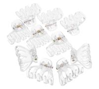 Operitacx Piccoli Fermagli Design a Resistente e Non Deformabile per Chioma a Forma di in Plastica, Set da 24 come Accessori per Acconciature per Ragazze e Teenager
