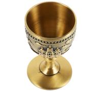 Operitacx Piccolo Calice da Liquore in Lega di Rame Stile Vintage | Riutilizzabile, Decorativo, per Ricevimento Nuziale e Celebrazioni Formali, Design Regale, Unico