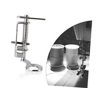 Operitacx Piedino per Macchina da Cucire Argento Piedino Quilting per Ricamo Accessorio Resistente per Macchine Domestiche Singer Brother Babylock