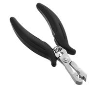 Operitacx Pinza per Extension Professionale per Rimozione Colla Strumento in per Kit Completo per Uso in Mini Pinze Nero