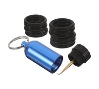 Operitacx Portachiavi per Bombola da Immersione Set O-Ring Rosso | Rame e Gomma, Design Distintivo, Leggero e Portatile, per Uscite Subacquee e Uso Sotto Acqua