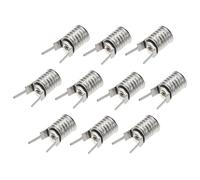 Operitacx Portalampada a Vite Attacco Piccolo, Base Lampada Resistente, Set Da 10 Pezzi Per Spie Luminose in Scatole Di Distribuzione, Facile Installazione e Fissaggio Sicuro