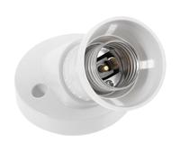 Operitacx Portalampada E27 a Sospensione Presa Inclinata in Plastica Resistente Per Lampade Da Soffitto e Da Tavolo, Kit Di Ricambio Per Apparecchi Di Illuminazione Domestica e Ufficio