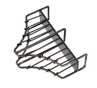 Operitacx Portatovaglioli Metallo Vintage Nero Supporto da Tavolo per Carta Organizer Stabile e Resistente per Cucina Picnic e Ristoranti Design Decorativo Retrò