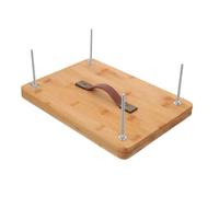 Operitacx Pressa per Legatoria in Bambù con Maniglia, Torchio Portatile in Legno per Rilegatura di Libri e Pressa per Carta Piatta, per Progetti Artigianali e Conservazione Fiori